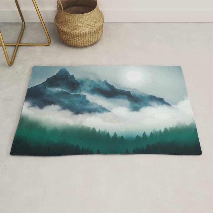 Midnight Moon Reflection Rug Gallery Image 1