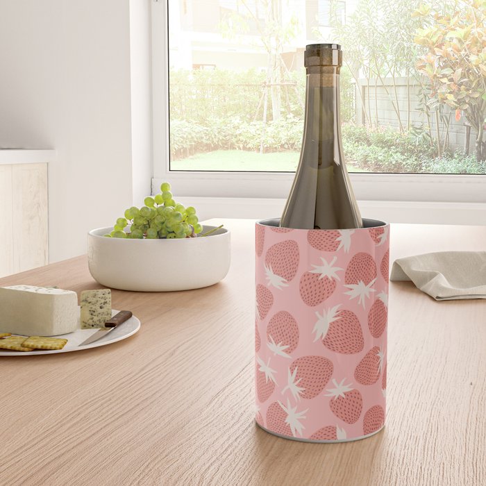 Pink Strawberries Wine Chiller Gallery Image 4