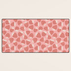 Pink Strawberries Desk Mat Gallery Image 3