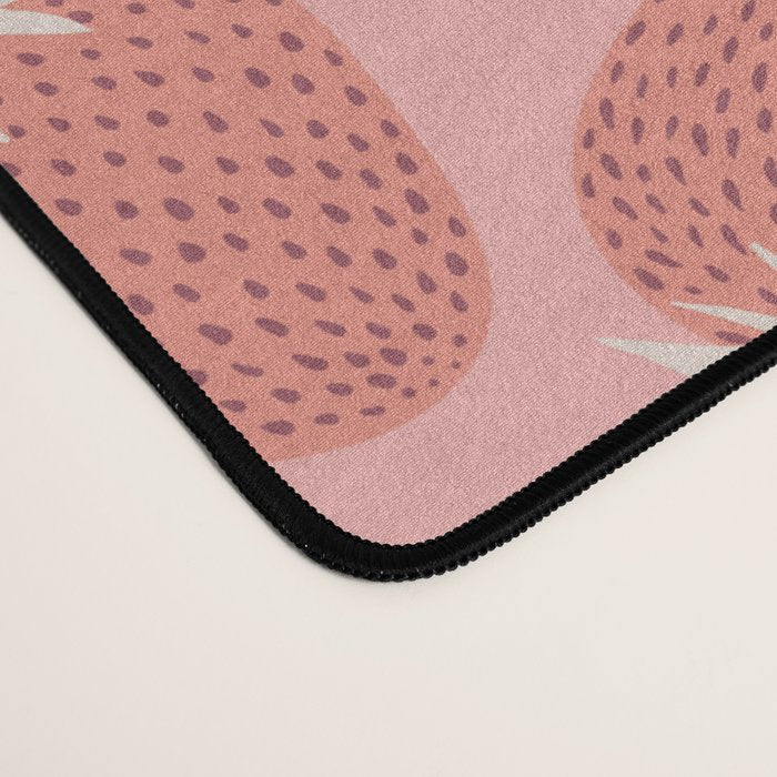 Pink Strawberries Desk Mat Gallery Image 4