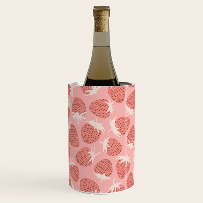 Pink Strawberries Wine Chiller Gallery Image 2