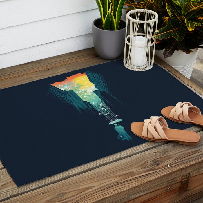 I Want My Blue Sky Outdoor Rug Gallery Image 2