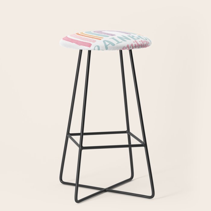 You are a Rainbow of Possibilities Stool Gallery Image 1