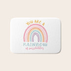 You are a Rainbow of Possibilities Bath Mat Gallery Image 1