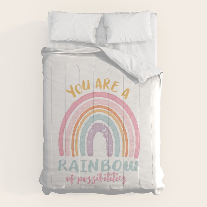 You are a Rainbow of Possibilities Comforter Gallery Image 6