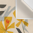 Wild Yellow Lilies Wall Tapestry Gallery Image 3