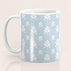 Delicate Blue Floral Pattern Coffee Mug Gallery Image 3