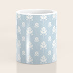 Delicate Blue Floral Pattern Coffee Mug Gallery Image 4