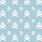 Delicate Blue Floral Pattern Coffee Mug Gallery Image 2