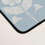 Delicate Blue Floral Pattern Desk Mat Gallery Image 4