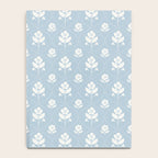 Delicate Blue Floral Pattern Notebook Gallery Image 4