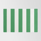 Green and White Stripe Pattern Rug Gallery Image 2