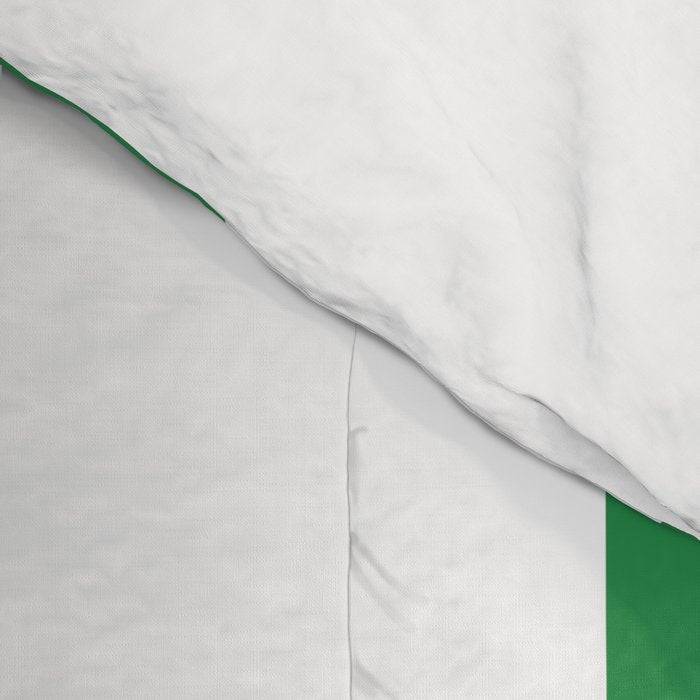 Green and White Stripe Pattern Comforter Gallery Image 4