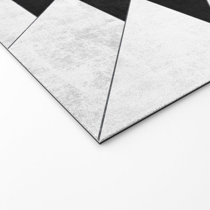 Urban Tribal Pattern No.9 - Aztec - Concrete and Wood Welcome Mat Gallery Image 2