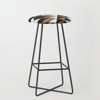 Urban Tribal Pattern No.9 - Aztec - Concrete and Wood Stool Gallery Image 1