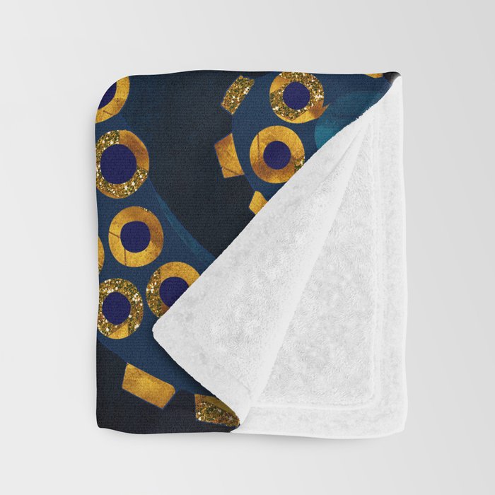 Metallic Octopus VII Throw Blanket Gallery Image 3
