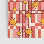 Retro Starry Plaid Poster Gallery Image 3