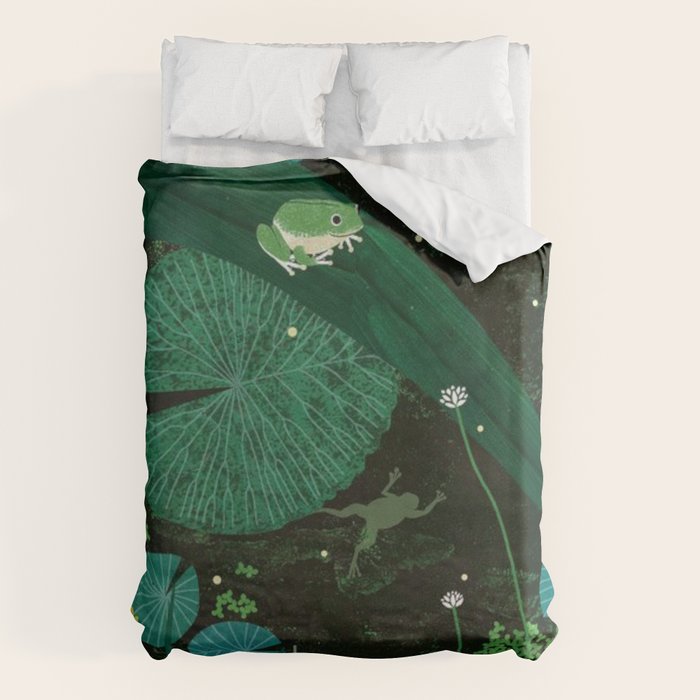 Frog Pond Duvet Cover