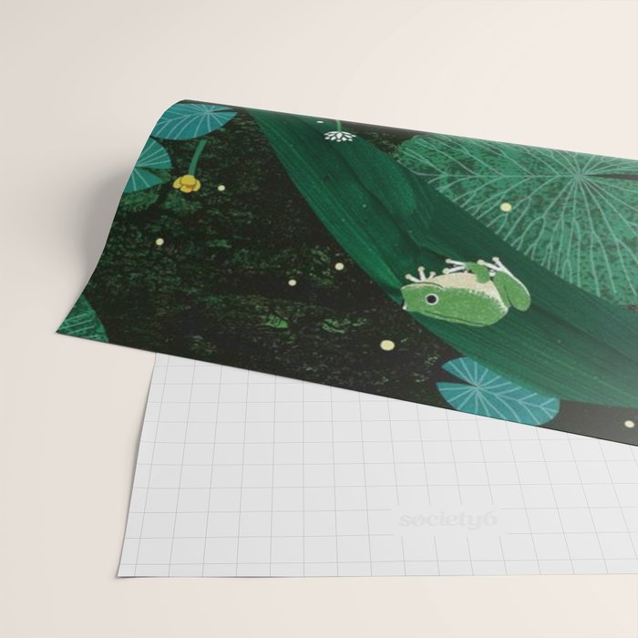 Frog Pond Wrapping Paper Gallery Image 2