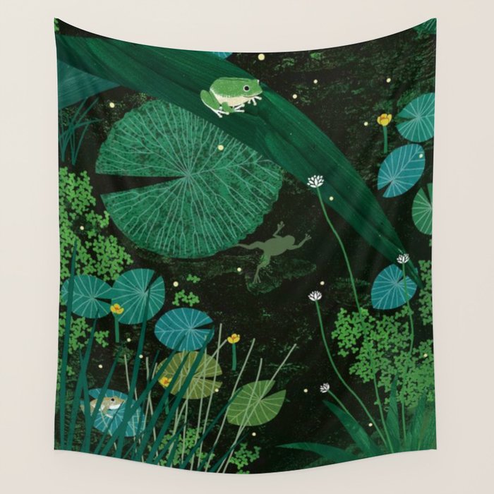 Frog Pond Wall Tapestry Gallery Image 1