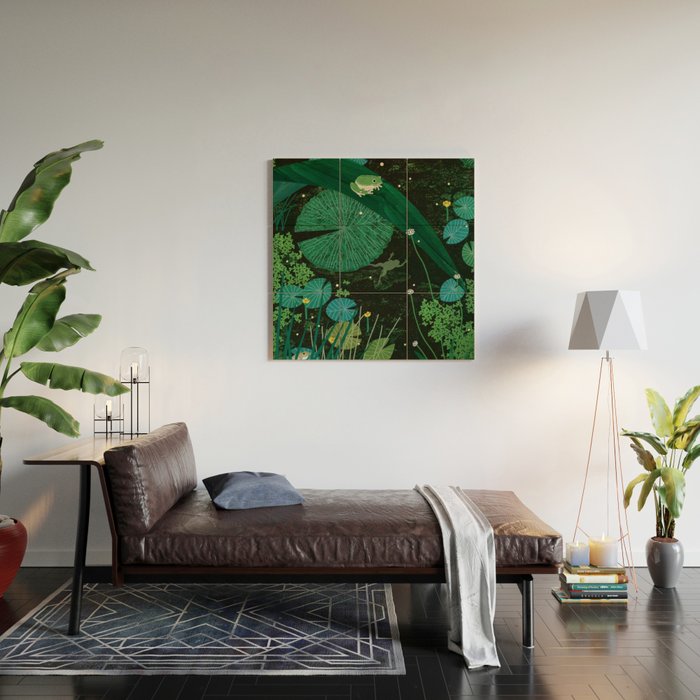 Frog Pond Wood Wall Art Gallery Image 2