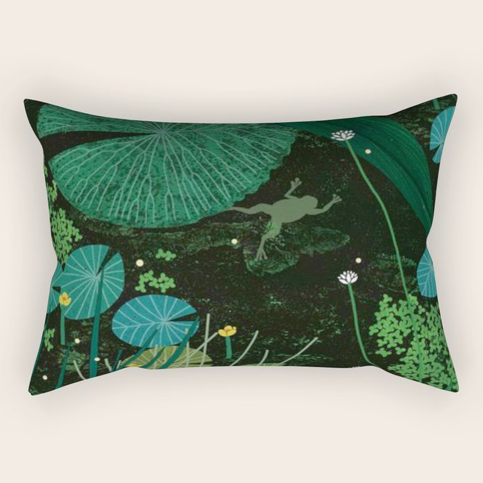Frog Pond Rectangular Pillow Gallery Image 2