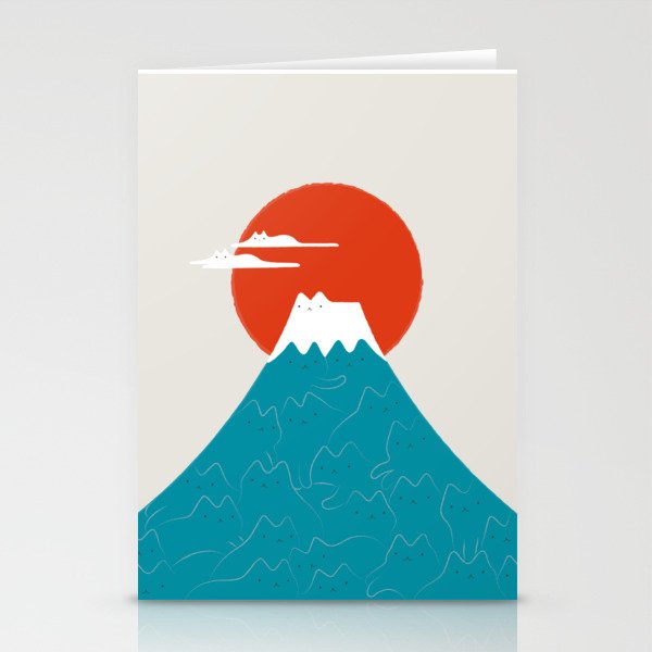 Cat Landscape 144 Stationery Card Gallery Image 1