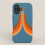 Abstraction_SUN_RISING_RETRO_SPACE_POP_ART_0906S iPhone Case Gallery Image 1