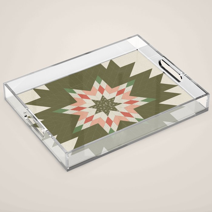 Star Wreath Acrylic Tray Gallery Image 1