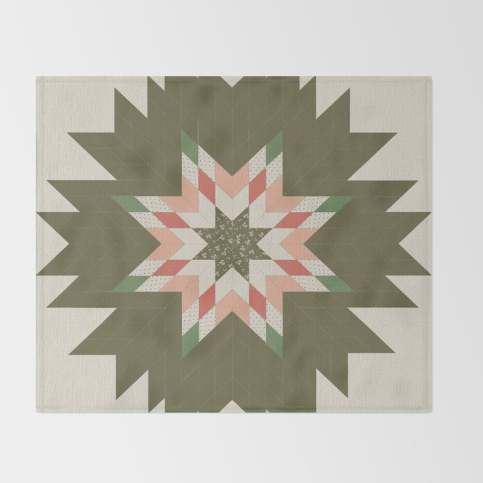 Star Wreath Throw Blanket Gallery Image 2