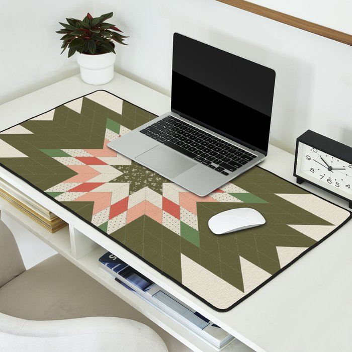 Star Wreath Desk Mat Gallery Image 2