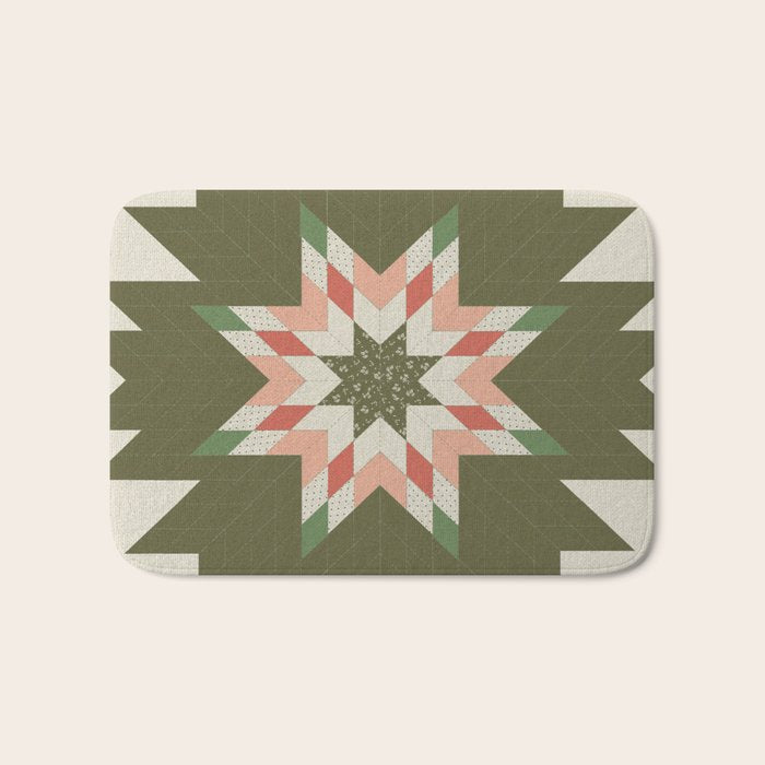 Star Wreath Bath Mat Gallery Image 1