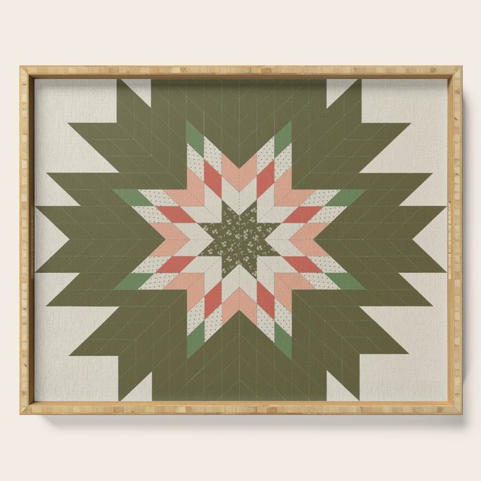 Star Wreath Serving Tray Gallery Image 1