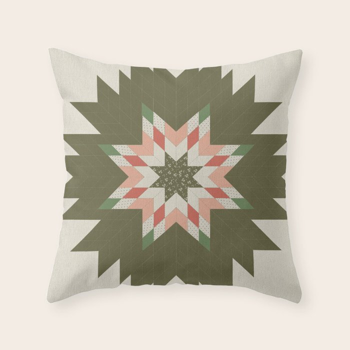 Star Wreath Throw Pillow Gallery Image 6