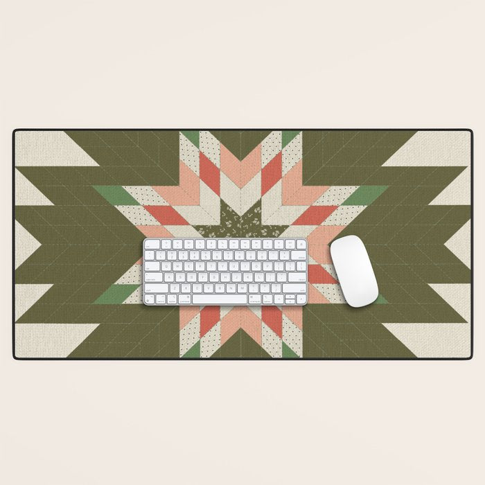 Star Wreath Desk Mat Gallery Image 1