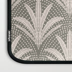 Boho Rustic Palm Radiance Muted Grey Laptop Sleeve Gallery Image 3
