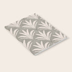 Boho Rustic Palm Radiance Muted Grey Notebook Gallery Image 2