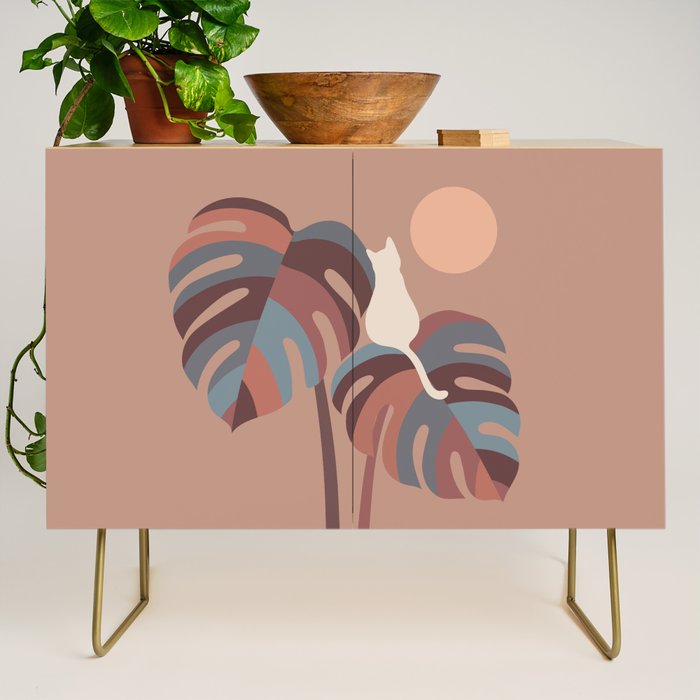 Cat and Plant 41 Credenza Gallery Image 1