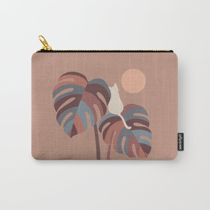 Cat and Plant 41 Carry All Pouch Gallery Image 1