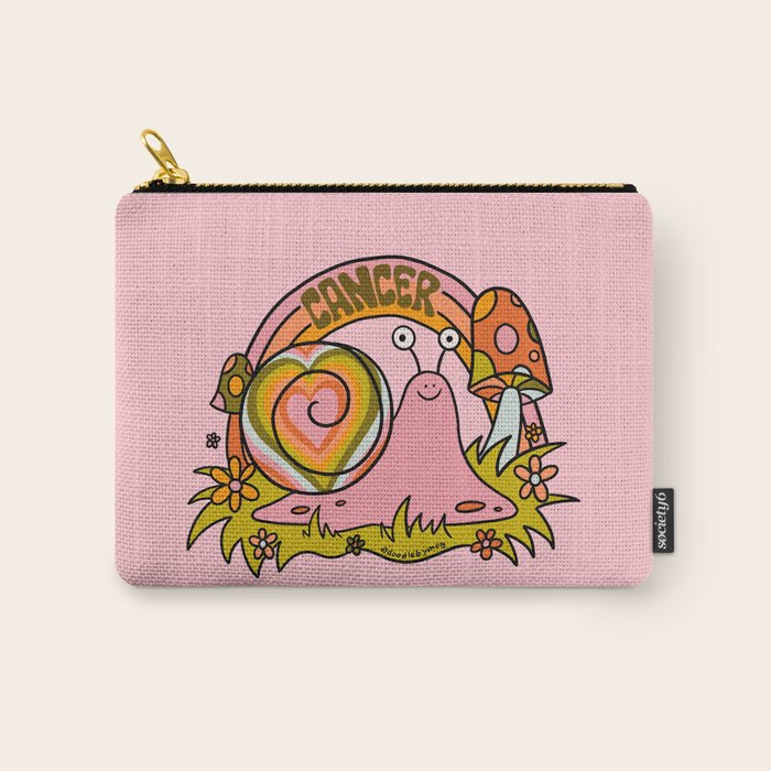 Cancer Snail Carry All Pouch Gallery Image 1