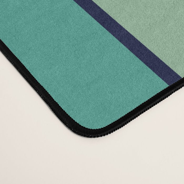 Retro 70s Stripe Colorful Rainbow 514 Desk Mat Gallery Image 4