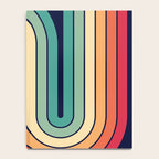 Retro 70s Stripe Colorful Rainbow 514 Notebook Gallery Image 4