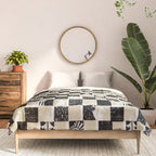 Black Forest check black and white Comforter Gallery Image 3