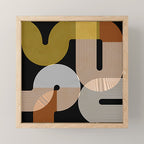 abstract geoemtric lines 3 Mini Art Print Gallery Image 1