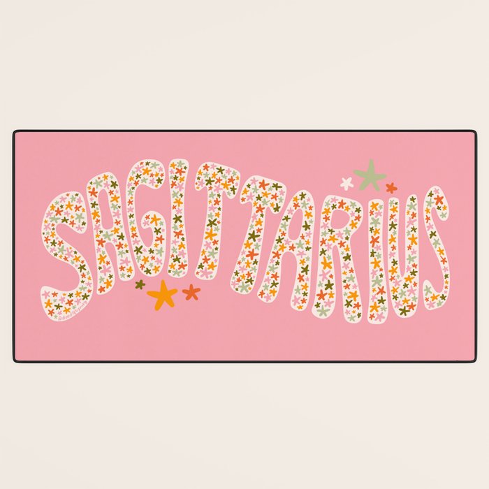 Starry Sagittarius Desk Mat Gallery Image 3