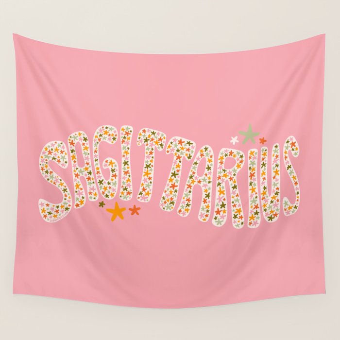 Starry Sagittarius Wall Tapestry Gallery Image 4