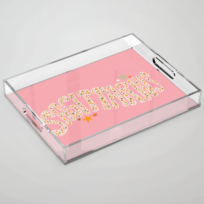 Starry Sagittarius Acrylic Tray Gallery Image 1