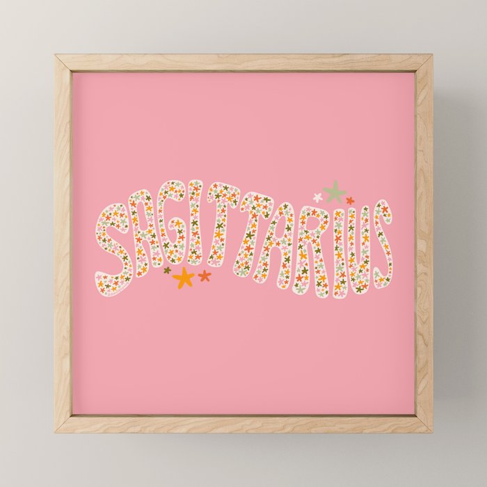 Starry Sagittarius Mini Art Print Gallery Image 1