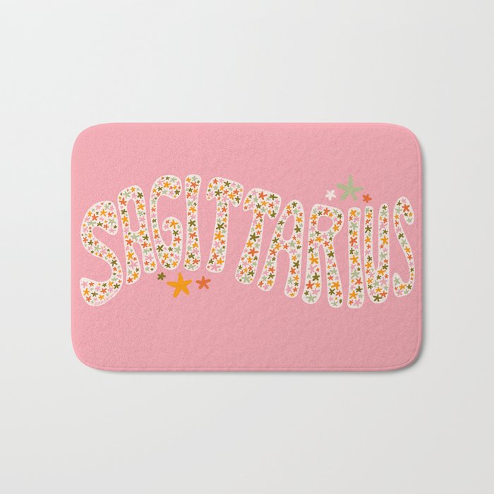 Starry Sagittarius Bath Mat Gallery Image 1
