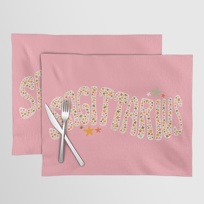 Starry Sagittarius Placemat Gallery Image 1